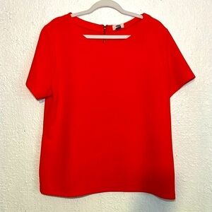 Old Navy orange blouse with embedded pattern size XL